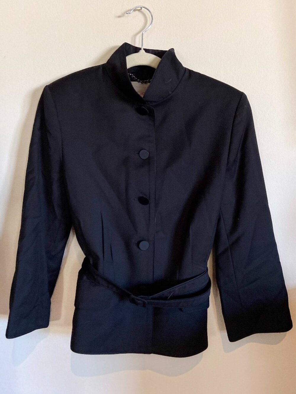Stella McCartney x H&M Belted Jacket Black Size 36 (US 4, S)